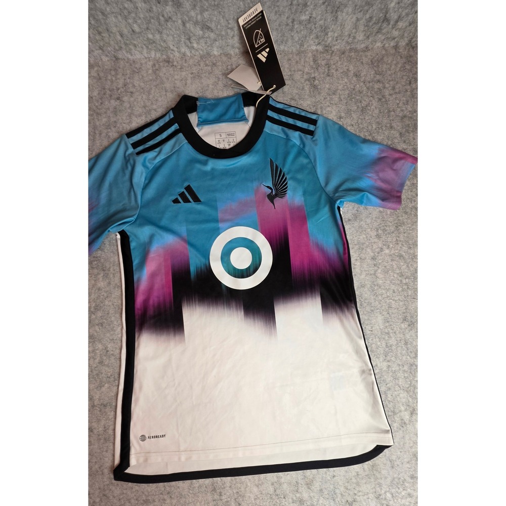 Adidas Minnesota United FC 2023 2024 Northern Lights Away Jersey Women S NWT